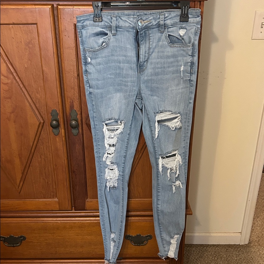 American Eagle High Rise Jegging Crop